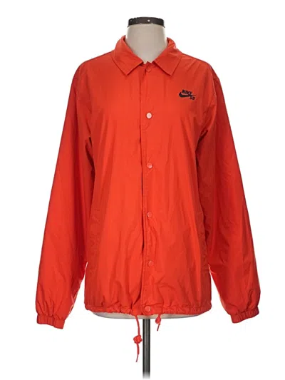 Pre-owned Nike Windbreaker Jacket In Orange