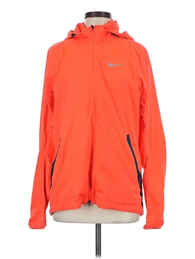 Pre-owned Nike Windbreaker Jacket In Orange