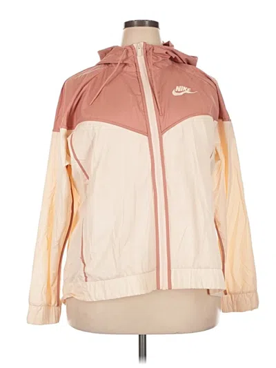 Pre-owned Nike Windbreaker Jacket In Pink