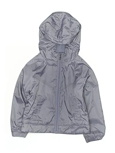 Pre-owned Nike Kids' Windbreaker Jacket In Silver