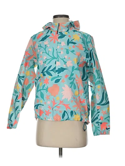 Pre-owned Nike Windbreaker Jacket In Teal
