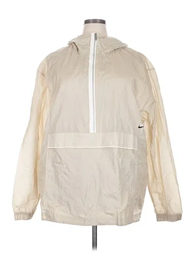 Pre-owned Nike Windbreaker Jacket In White