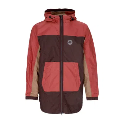 Nike Mens  Spu Woven Jacket In Brown Basalt/dk Driftwood/canyon Rust