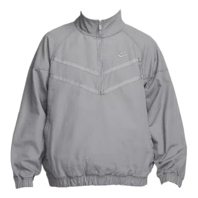 Nike Windrunner Canvas Jacket 'smoke Grey' In Gray