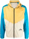 Nike Windrunner Colour-block Windbreaker In Yellow