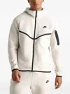 Nike Tech Windrunner Zip Hoodie In White