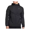 Nike Matte Finish Hooded Jacket With Angular Panel Design In White