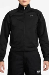 Nike Womens  Windrunner Woven Full-zip Jacket In Black/white