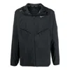Nike Windrunner Woven Reflective Jacket Black In Blue