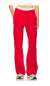 Nike Windrunner Pants In University Red & White