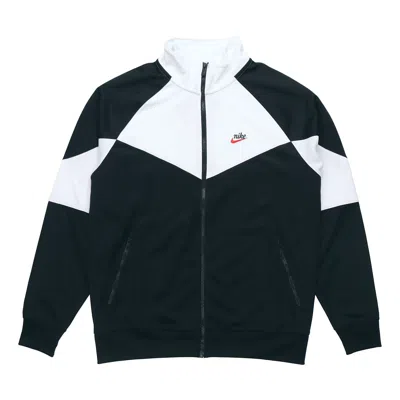 Nike Windrunner Sports Jacket Splicing Logo Casual Black