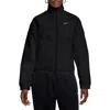 Nike Windrunner Water Repellent Jacket In Black/ White