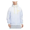 Nike Windbreaker Men's Windrunner Woven Lined Jacket Football Grey/white/white/opti Yellow In White