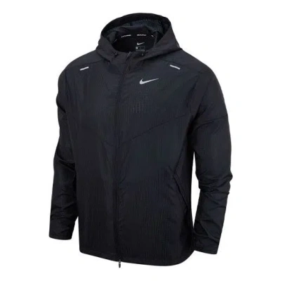 Nike Windrunner Woven Reflective Jacket Black In Multi
