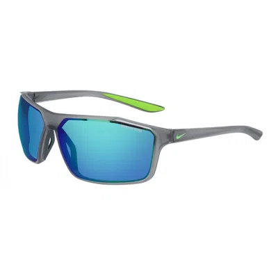 Nike Windstorm Matte Mini Sunglasses With Brown Bronze Mirror In Multi