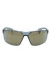 Nike Windstorm Rectangle-frame Sunglasses In Green