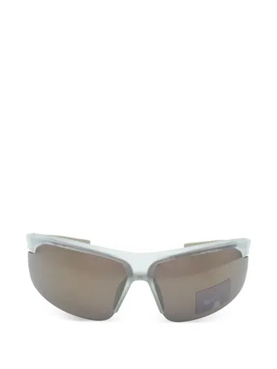 Nike Windtrack E Square-frame Sunglasses In Blue