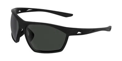 Nike Windtrack Heat Iq7245x 011 Men's Sunglasses Black Size 66 In Blue