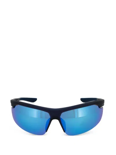 Nike Windtrack Mirrored Sunglasses In Blue