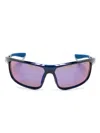 Nike Windtrack Run E Rectangle-frame Sunglasses In Blau