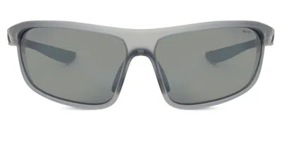 Nike Windtrack Run Ev24003 302 Men's Sunglasses Grey Size 68 In Gray