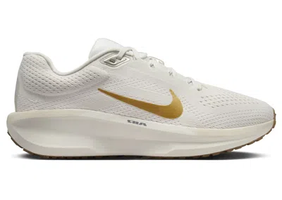 Pre-owned Nike Winflo 11 Metallic Gold (women's) Sneakers In Phantom/light Orewood Brown/coconut Milk In Multi