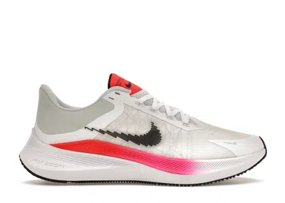 Pre-owned Nike Winflo 8 Rawdacious (women's) Sneakers In White/bright Crimson/total Orange