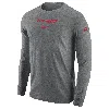 Nike Winston-salem  Men's College Long-sleeve T-shirt In Grey
