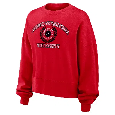 Nike Winston-salem  Women's College Crew-neck Sweatshirt In Red