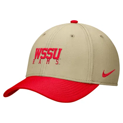 Nike Winston-salem State University Swooshflex  Unisex Dri-fit College Cap In Brown