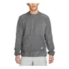 Nike Winter Fleece Crewneck Sweatshirt Asia Sizing 'steel Grey' In Gray