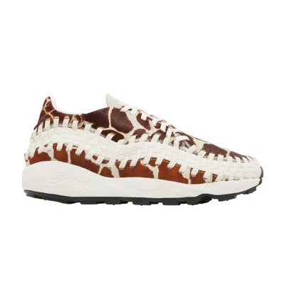 Pre-owned Nike Wmns Air Footscape Woven 'cow Print' In Cream