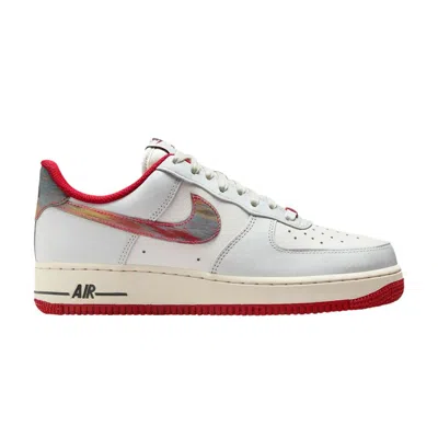 Pre-owned Nike Wmns Air Force 1 '07 'brushstroke' | Red | Women's Size 6