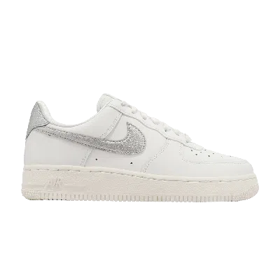 Pre-owned Nike Wmns Air Force 1 '07 Essential 'silver Swoosh' In White