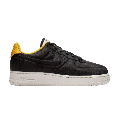 Pre-owned Nike Wmns Air Force 1 '07 Lx 'black Yellow Ochre'