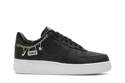 Pre-owned Nike Wmns Air Force 1 '07 Lx 'lucky Charms - Black' Dd1525-001 In Black/white