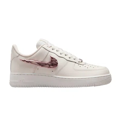 Pre-owned Nike Wmns Air Force 1 '07 Lx 'molten Metal Swoosh Pack - Pink' In White