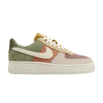 Pre-owned Nike Wmns Air Force 1 '07 Lx 'oil Green Terra Blush' In Brown