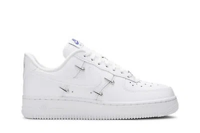Pre-owned Nike Wmns Air Force 1 '07 Lx 'sisterhood - White Metallic Silver' Ct1990-100 In White/hyper Royal/black/white