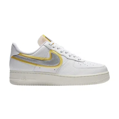 Pre-owned Nike Wmns Air Force 1 '07 Lx 'white Metallic Silver Gold'