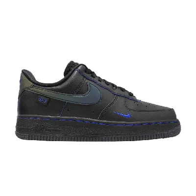 Pre-owned Nike Wmns Air Force 1 '07 Lx 'worldwide Pack - Black Game Royal'