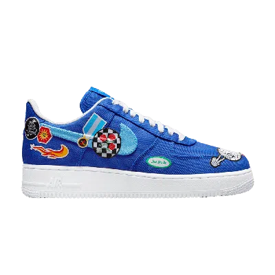 Pre-owned Nike Wmns Air Force 1 '07 'patched Up - Los Angeles' In Blue