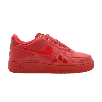 Pre-owned Nike Wmns Air Force 1 '07 'valentine' In Red
