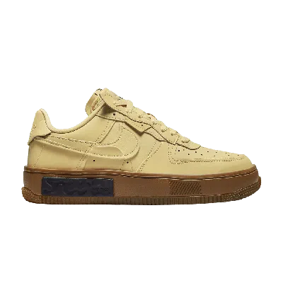 Pre-owned Nike Wmns Air Force 1 Fontanka 'sesame' In Brown