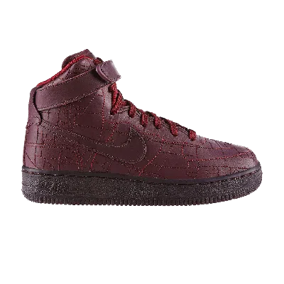 Pre-owned Nike Wmns Air Force 1 Hi Fw Qs 'shanghai' In Red
