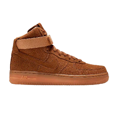 Pre-owned Nike Wmns Air Force 1 Hi Suede 'tawny' In Tan