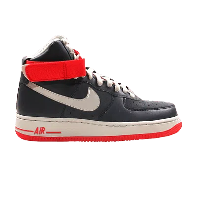 Pre-owned Nike Wmns Air Force 1 High 'anthracite Crimson' In Black