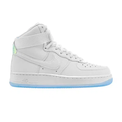 Pre-owned Nike Wmns Air Force 1 High Premium 'white Ice Blue'
