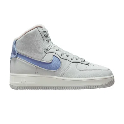 Pre-owned Nike Wmns Air Force 1 High Sculpt 'photon Dust Cobalt Bliss' | Grey | Women's Size 7.5 In Gray