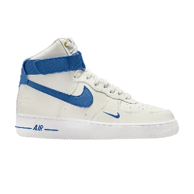 Pre-owned Nike Wmns Air Force 1 High Se '40th Anniversary - Sail Blue Jay' In Cream